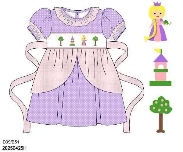 Busy Bee Smocks BBS Dress Up Baby Pencil meisjesjurk 2T verkleed