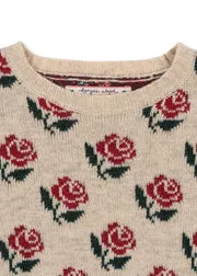 Konges Sløjd Belou rose gebreide jurk wolmix