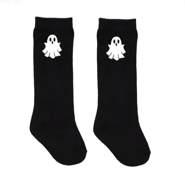 Busy Bee Smocks Halloween Ghost sokken zwart spook