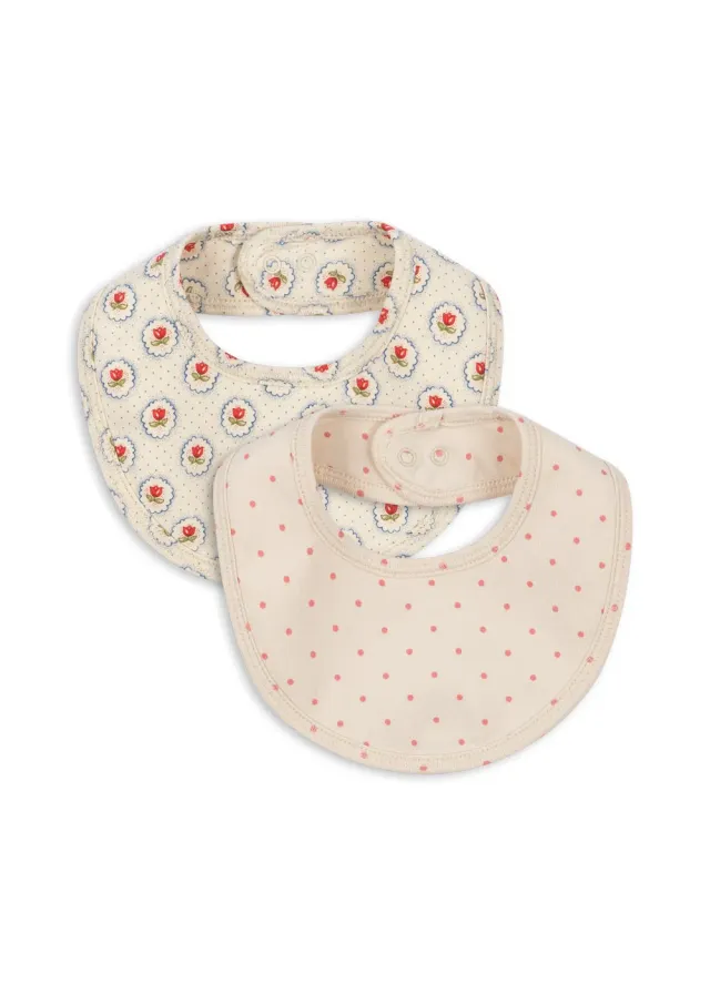 Konges Sløjd Basic slabbetjes pirouette dot 2-pack