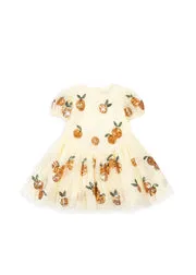 Konges Sløjd Heartlily jurk arancia sequin met pailletten