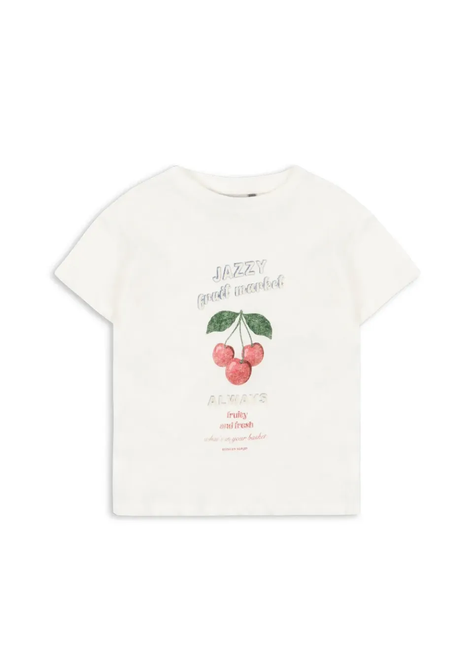 Konges Sløjd Era T-shirt off white jazzy linnen