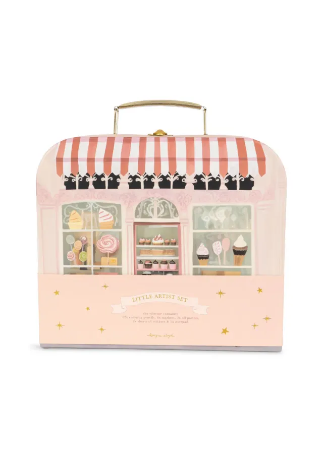 Konges Sløjd Little kunstenaars set pink 27-delig
