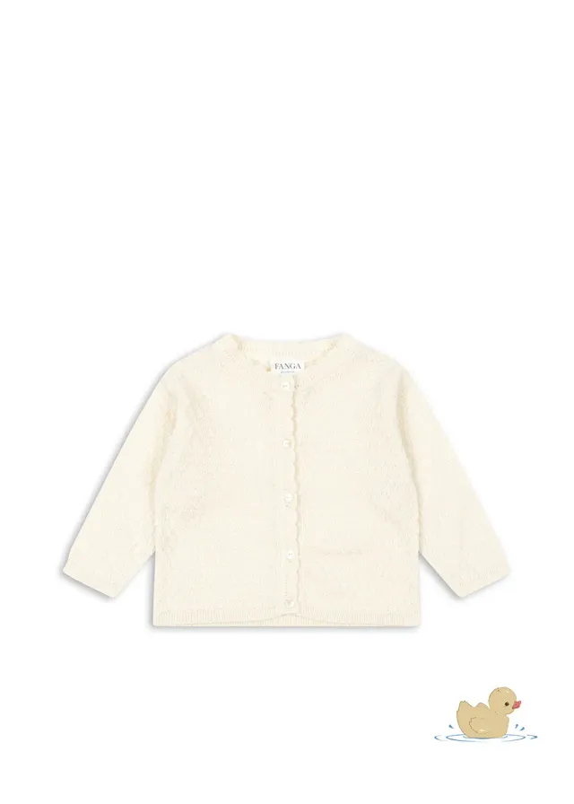 Konges Sløjd Venti vestje antique white biokatoen