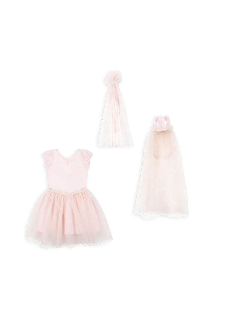 Konges Sløjd prinses verkleedset cloud pink 3-delig