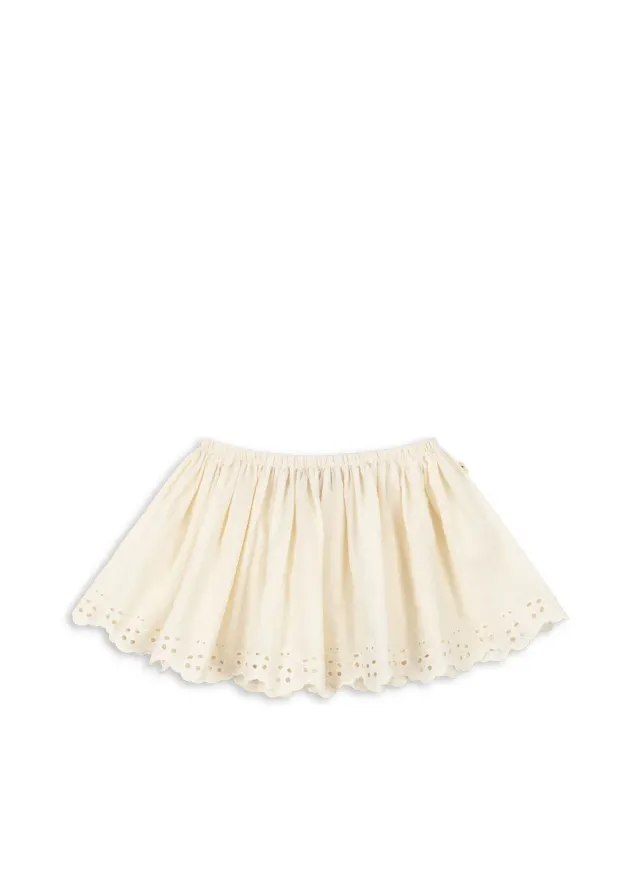 Konges Sløjd Posey rok antique white broderie kers