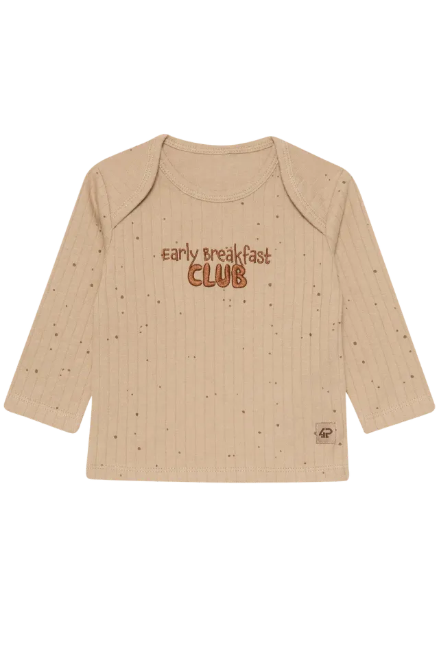4President Zenya Sand romper zand rib newborn