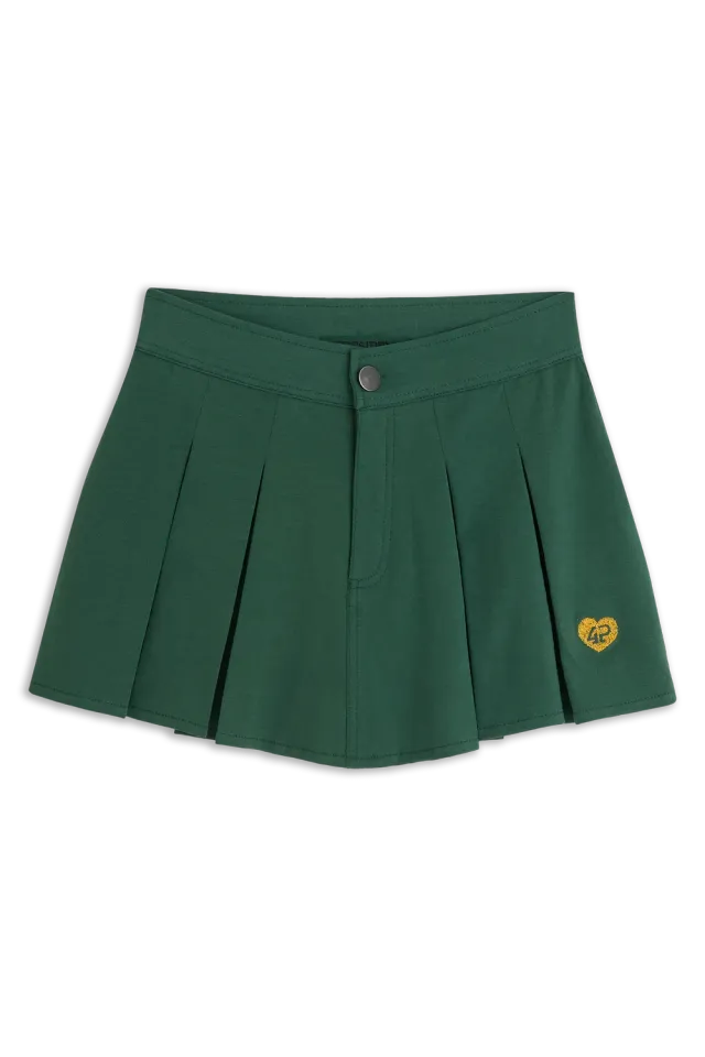 4PRESIDENT Aafke Green rok meisjes plooi