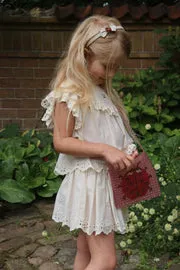 Konges Sløjd Posey Top zomertop antique white katoen