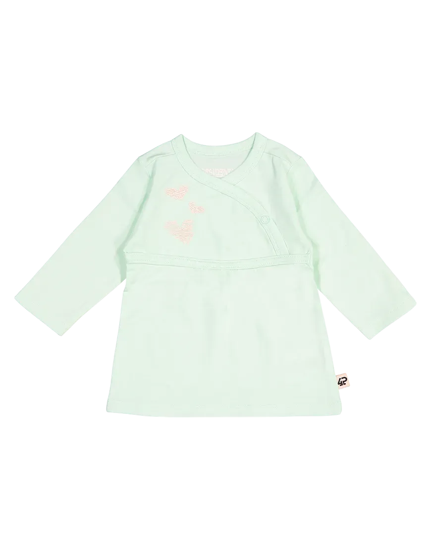 4PRESIDENT Julie Mint shirt lange mouw baby mint