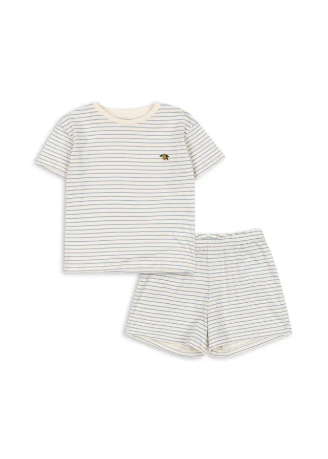 Konges Sløjd Famo set stripe bluie katoen