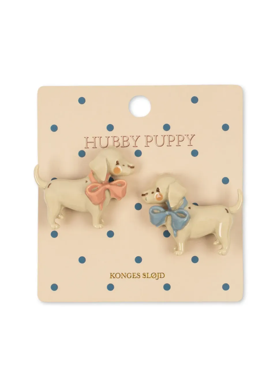 Konges Sløjd Puppy haarclips creme brulee 2 stuks