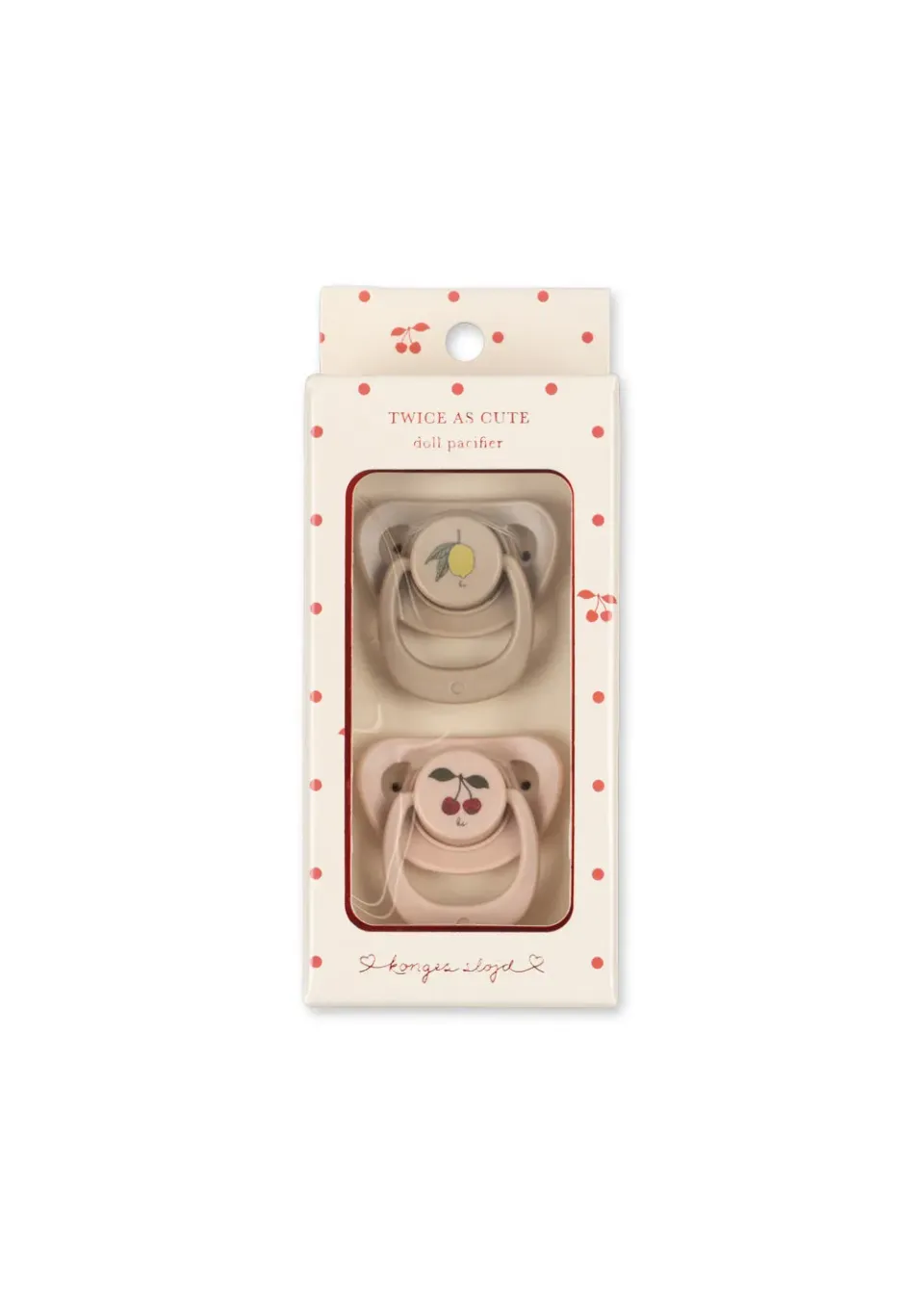 Konges Sløjd 2 Pak Poppenspeen cherry lemon 18m+
