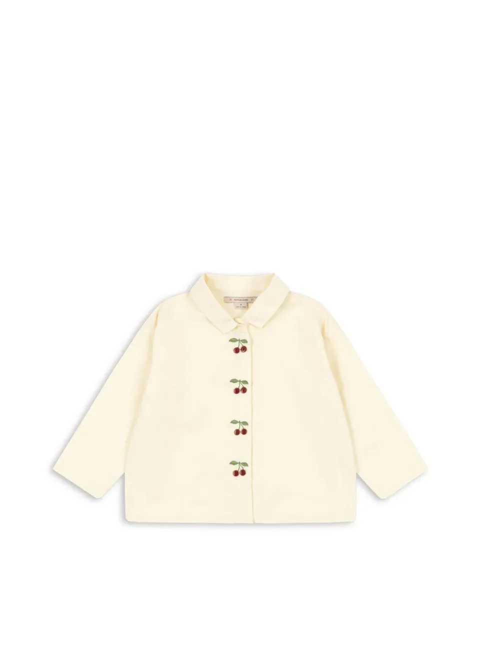 Konges Sløjd Evia Cherry overhemd cloud cream kers