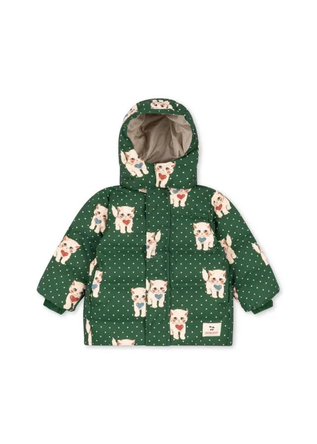 Konges Sløjd Magnum Donsjas winterjas dot miao verde dons