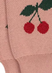 Konges Sløjd Lapis broek cherry jacquard katoen