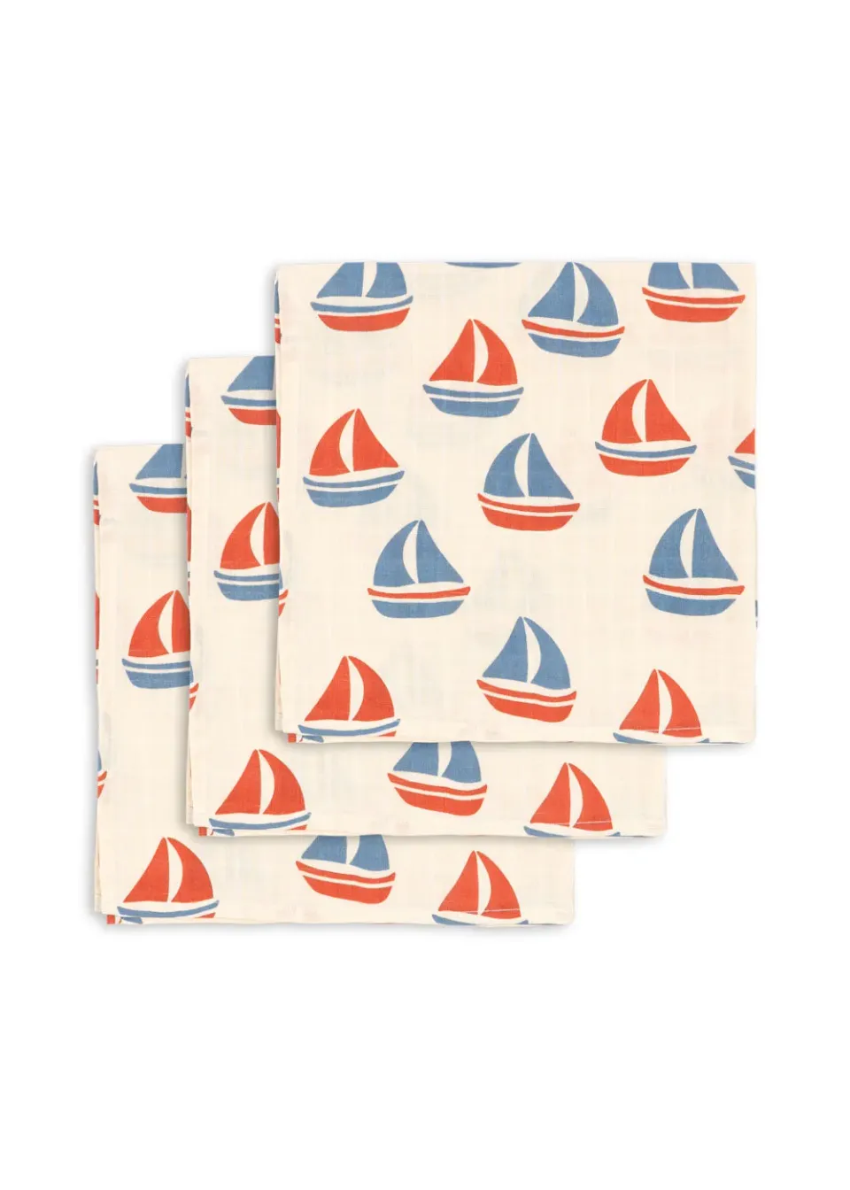 Konges Sløjd Hydrofiele Doek 3-pack ahoy biokatoen