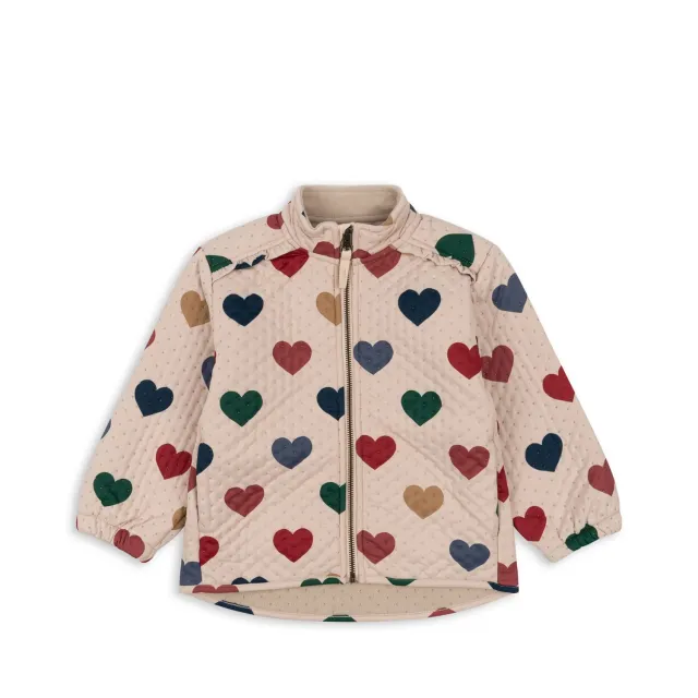 Konges Sløjd thermojas bon coeur coloré fleece