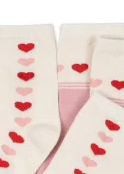 Konges Sløjd sokken heart 2-pack jacquard