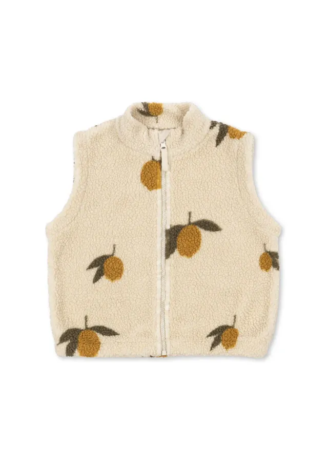 Konges Sløjd Jody bodywarmer mon grand citron teddy