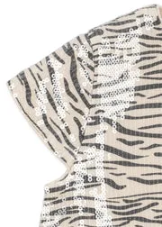 Konges Sløjd Zebretti jurk zebra pailletten