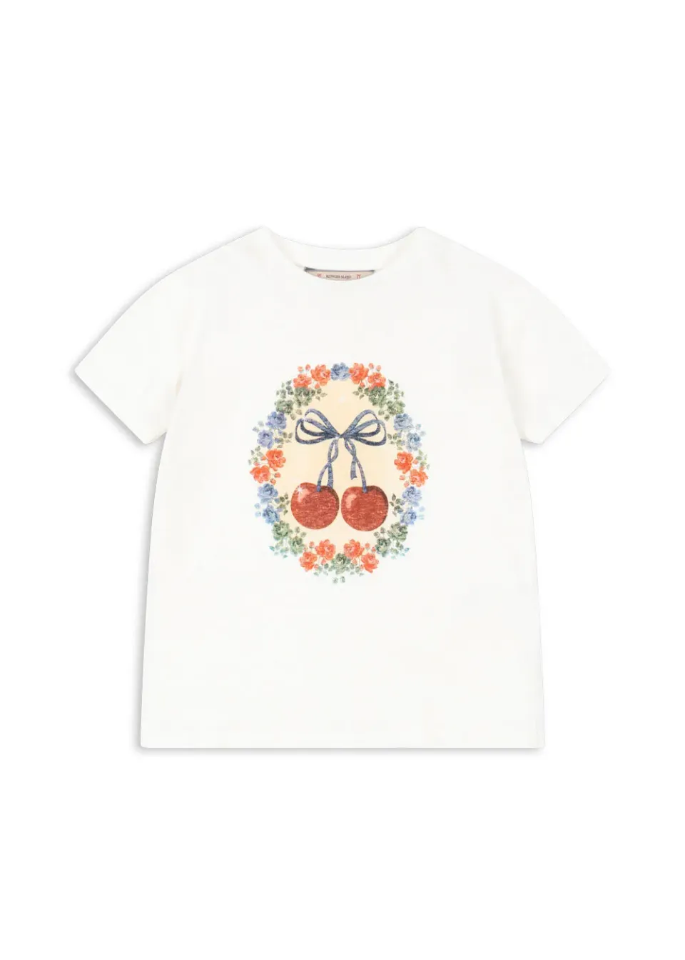 Konges Sløjd Era T-shirt cherry bow linnenmix