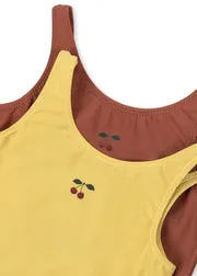 Konges Sløjd Marva badpak 2-pack pampas/mahogany sneldrogend