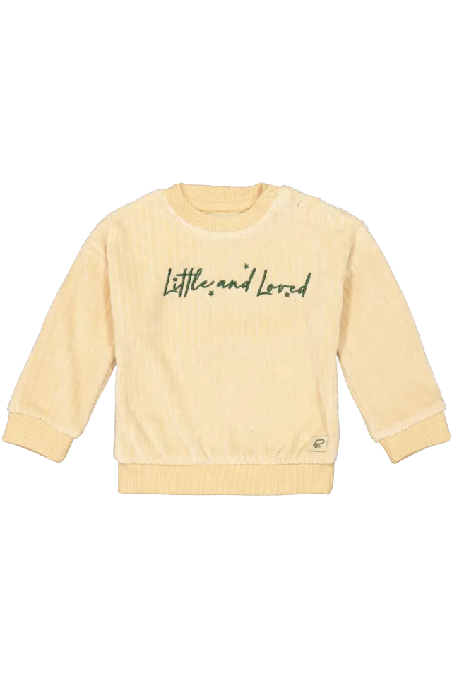 4President Jia Irish Cream sweater baby ribstof