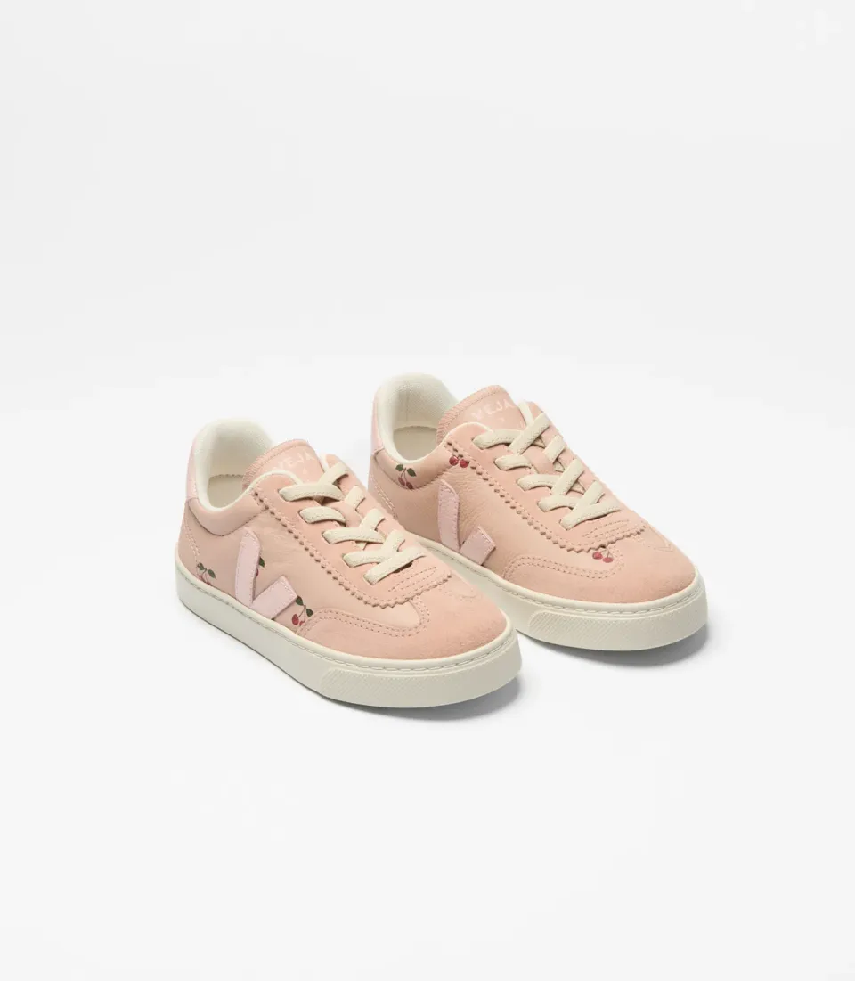 Konges Sløjd Veja Junior sneaker cherry petale leer