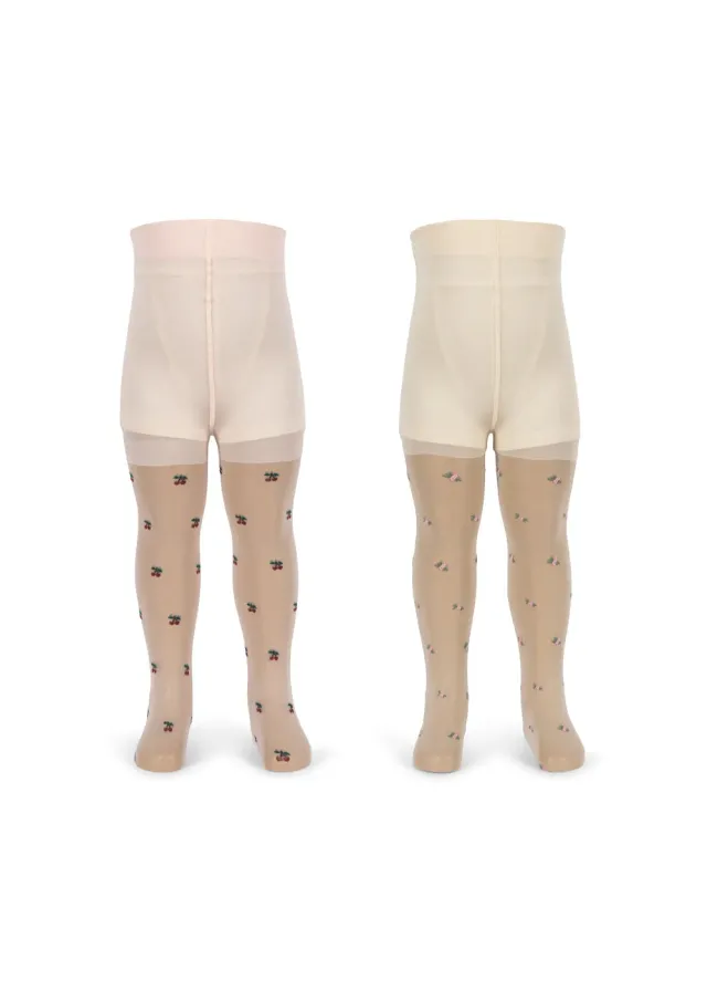 Konges Sløjd nylon maillots kersen set van 2 creole pink