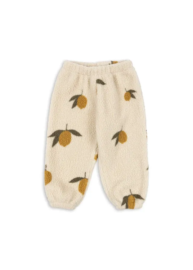 Konges Sløjd Jody Broek fleecebroek mon grand citron