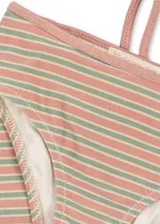 Konges Sløjd Bowwow bikini blush stripe glanzend