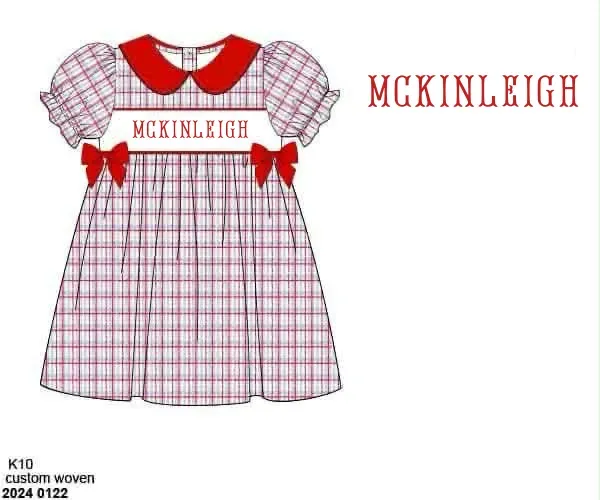 Busy Bee Smocks Parish Plaid jurk McKinleigh 7