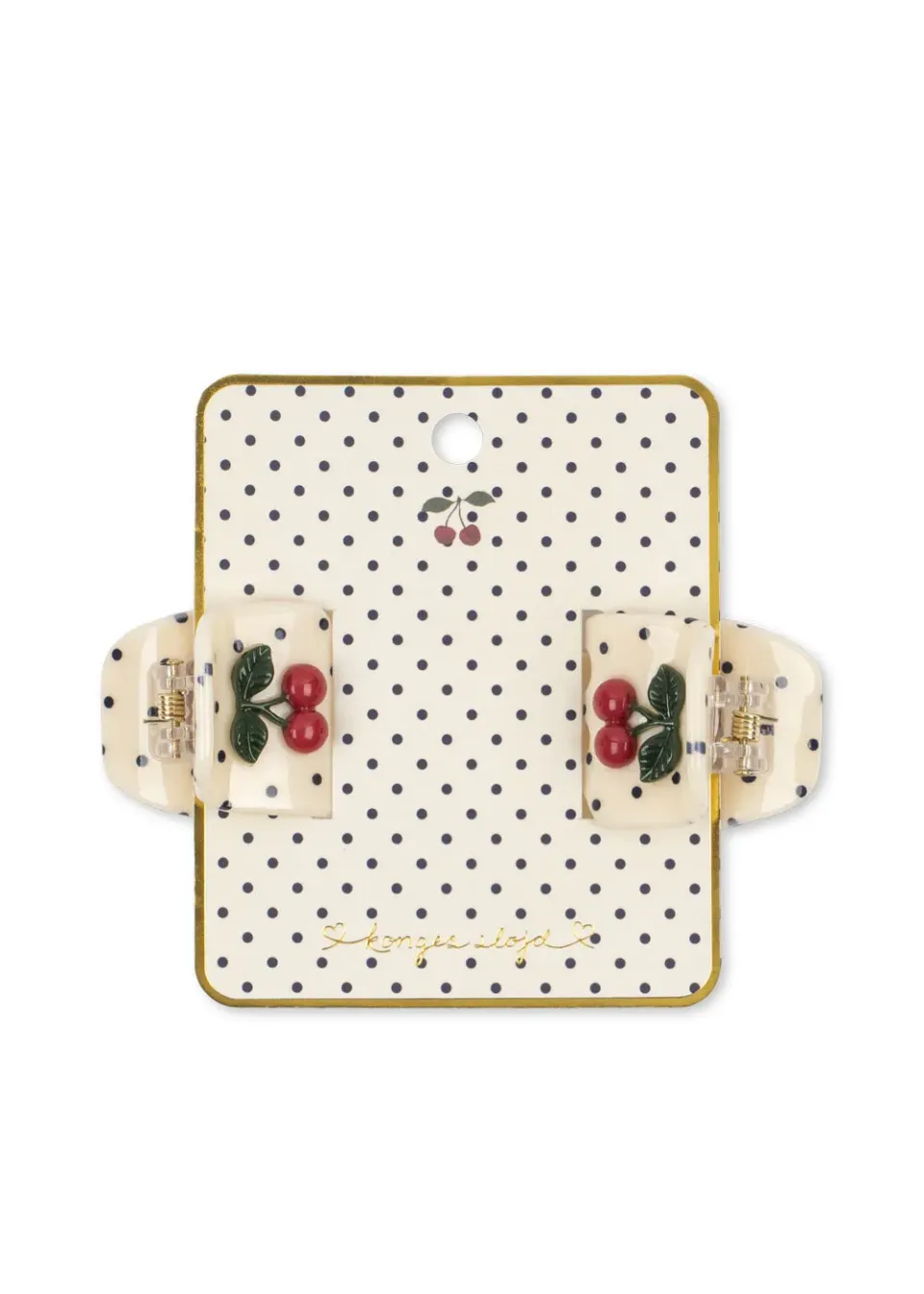 Konges Sløjd Cherry Dot Haarklemmen multi 2 stuks