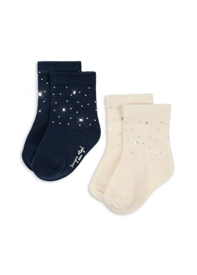 Konges Sløjd Sparkle sokken 2-pack total eclipse mix