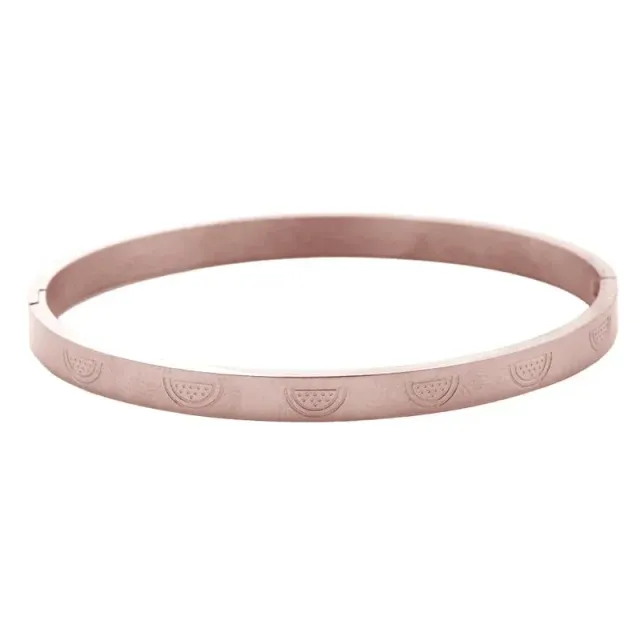 Soda Fashion Watermeloen armband staal rosé