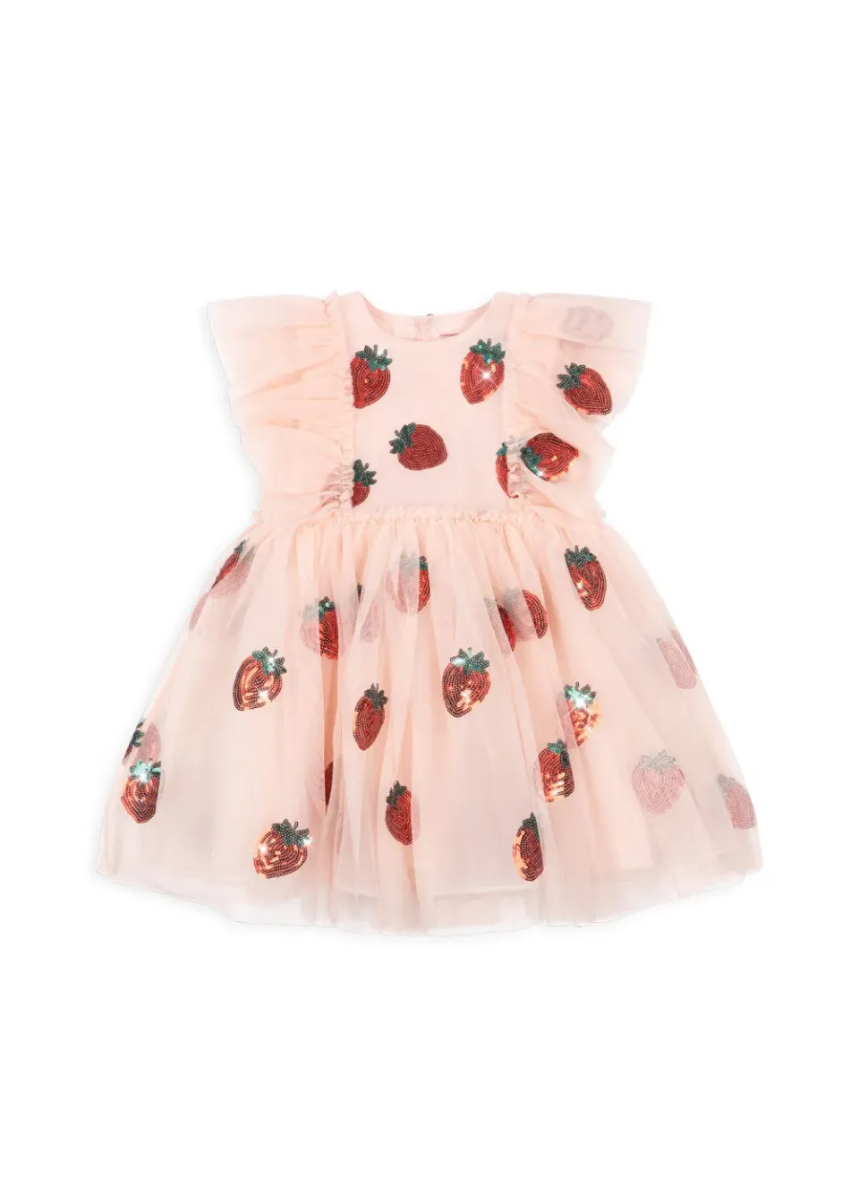 Konges Sløjd Yvonne tulejurk strawberry rose paillet
