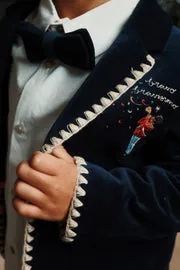 Konges Sløjd Rocky Blazer navy blazer velours