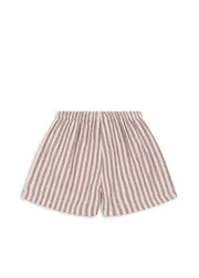 Konges Sløjd Ely shorts Red Stripe mousseline bio