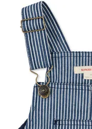 Konges Sløjd Luc tuinbroek blue stripe biokatoen