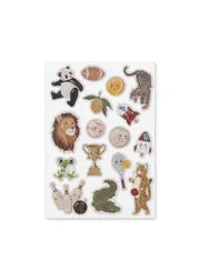 Konges Sløjd Puffy stickers animals 16 stuks 3D