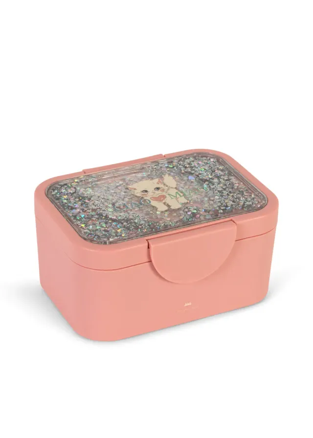 Konges Sløjd Glitter lunchbox ciao miao met verdeler