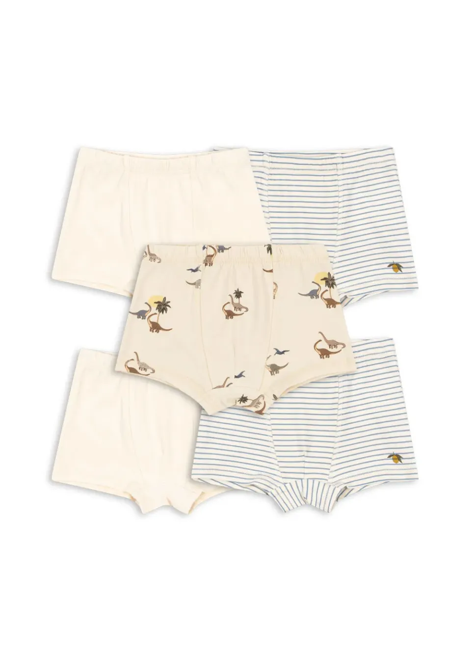 Konges Sløjd Basic 5 pack boxers boy mix biokatoen