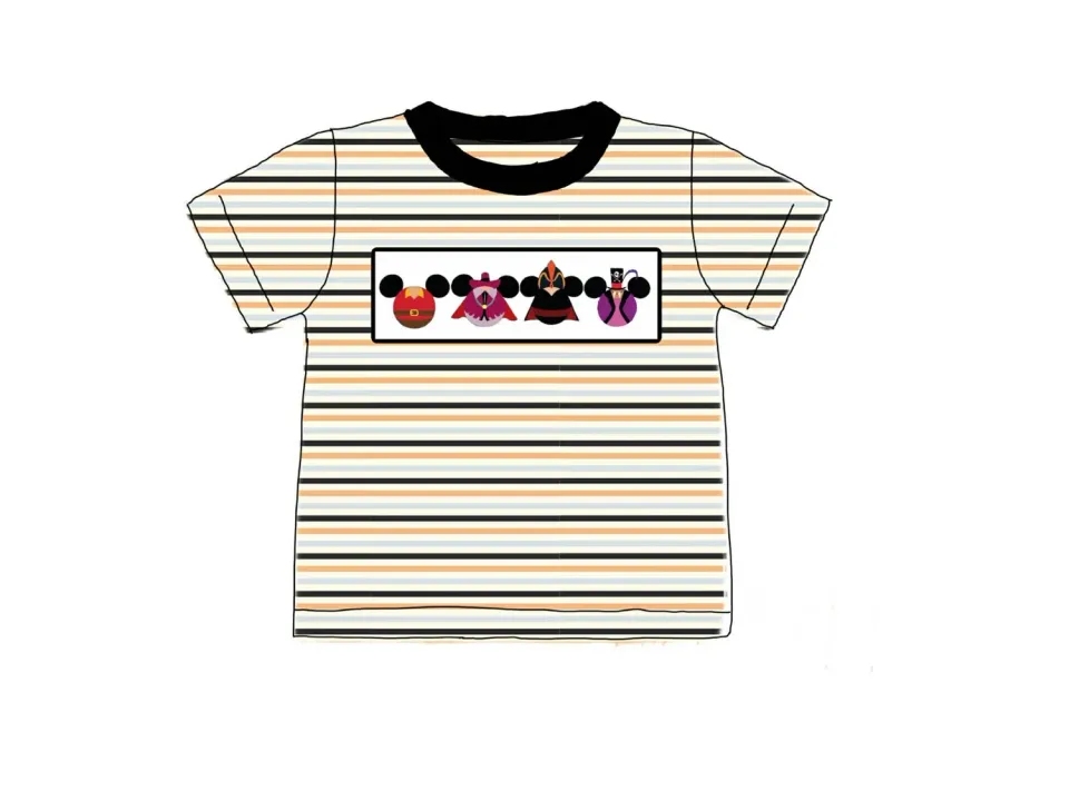 Busy Bee Smocks Villain Boys gesmokt jongensshirt Halloween