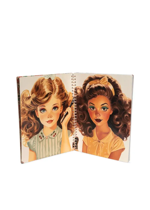 Konges Sløjd Glamboek stickerboek blush herbruikbaar