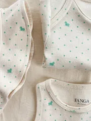 Konges Sløjd Fio 2-pack mouwloze romper biokatoen