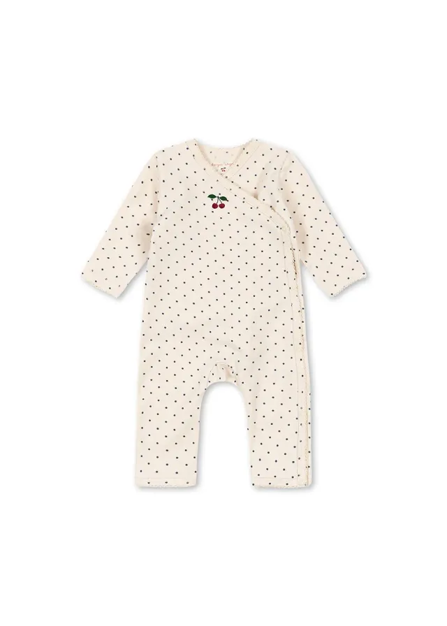 Konges Sløjd Basic Newborn romper blue dot