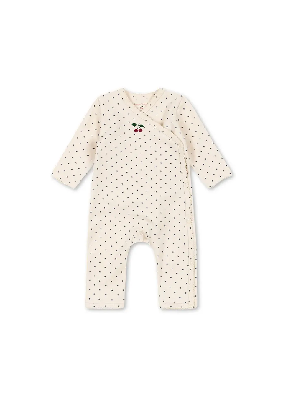 Konges Sløjd Basic Newborn romper blue dot