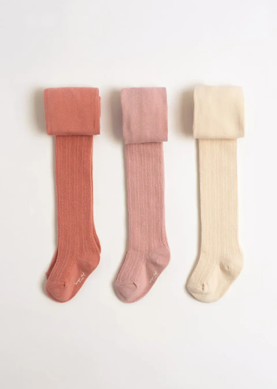 Konges Sløjd Pointelle maillots 3-pack Rose Mix wolmix