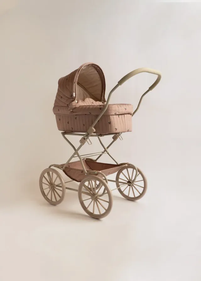 Konges Sløjd Poppenwagen cherry blush 90 cm katoen